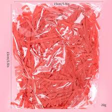 RAFFIA PAPER SHREDS 20G - RED