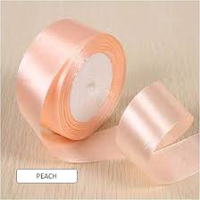 SATIN 1.5" RIBBON - LT PEACH
