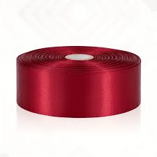 SATIN 1.5" RIBBON - RICH RED
