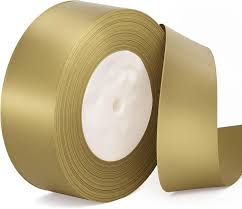 SATIN 1.5" RIBBON - GOLD