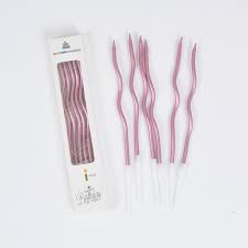 CURVE CANDLE- PINK