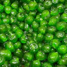 GLACE GREEN CHERRIES 10LB