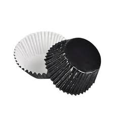 CUPCAKE LINERS MINI BLACK 100CT