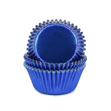 CUPCAKE LINERS MINI ROYAL BLUE 100CT