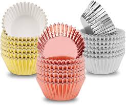 CUPCAKE LINERS ROSE GOLD 1000CT
