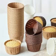 CUPCAKE LINERS BROWN 100CT (5 X 4.2CM)