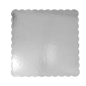 09X09 SILVER SQUARE CAKE BOARD