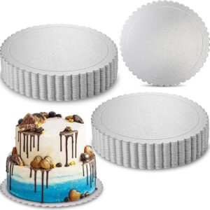 CAKE CIRCLE 4" SILVER