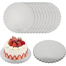 CAKE CIRCLE 8" SILVER (ATS-20)