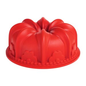 SMF-202 SILICONE BAKING MOLD, FLORAL CROWN, 8.5IN X 3.5IN